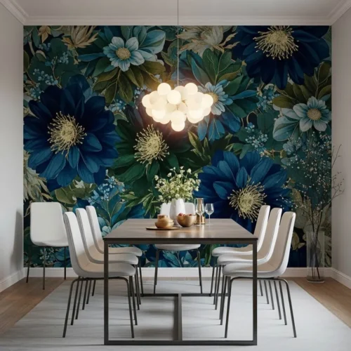 Wallpaper with Bold Pattern