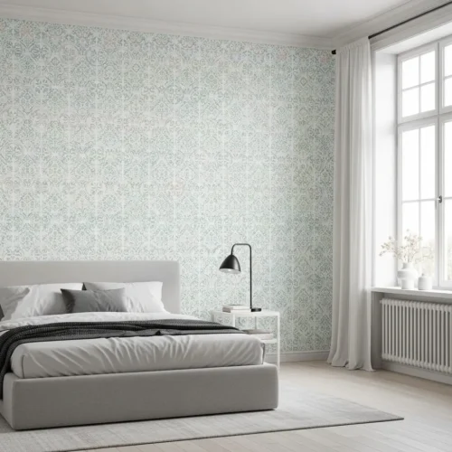 Patterned Stencil Wall