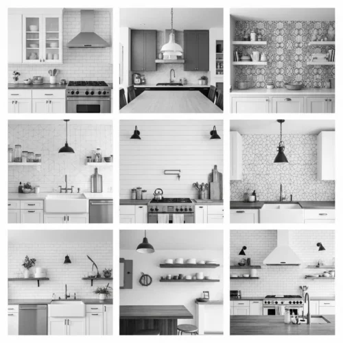 Black and White Photo Grid