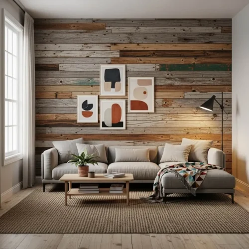 Reclaimed Wood Wall