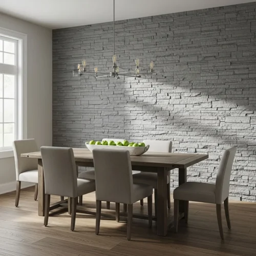 Stone Veneer Wall