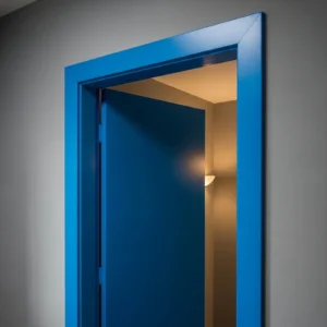 Painted Door Frame Accent