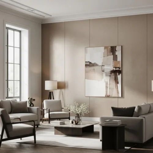 Metallic Paint Accent Wall