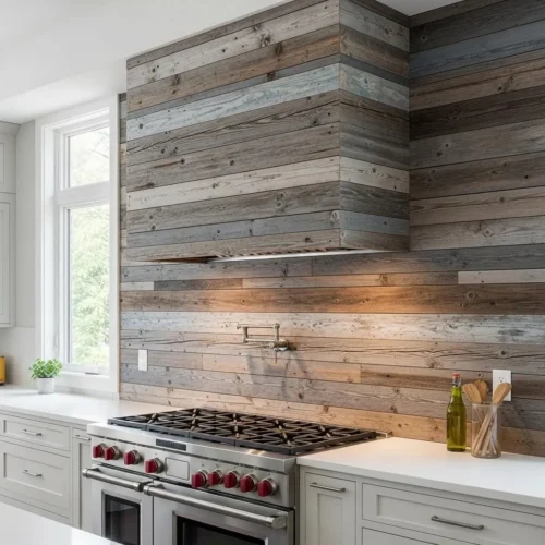 Reclaimed Wood Headboard Style