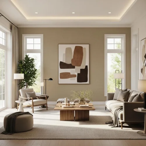 Natural Linen Paint Finish