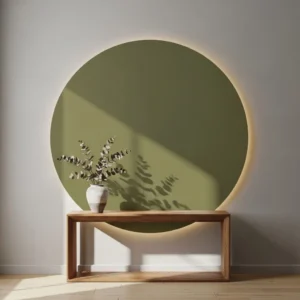 Painted Circle Accent