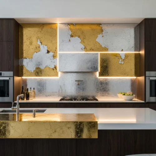 Metallic Leafing Accent