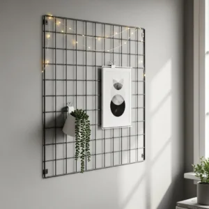 Metal Wall Grid for Décor