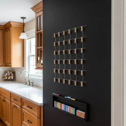 Chalkboard Paint Message Center