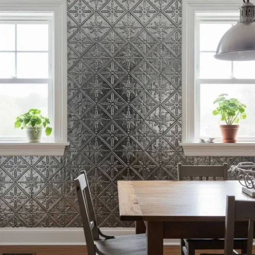 Pressed Tin Tile Accent