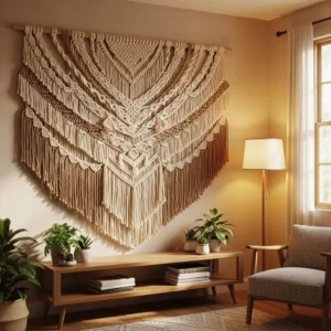 Boho Woven Wall Section