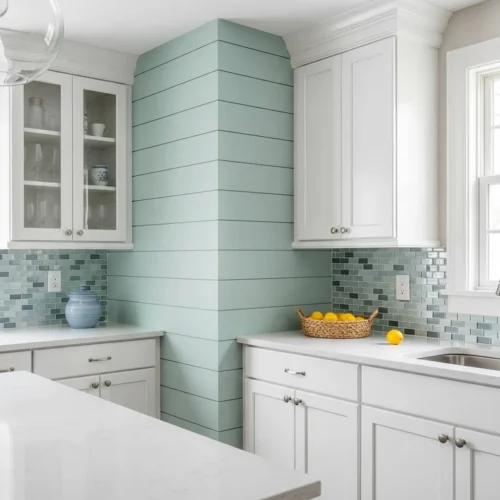 Shiplap Paneling for Coastal Charm